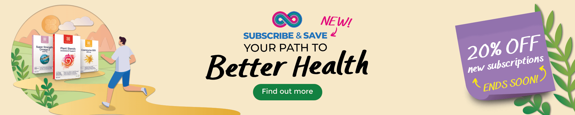 NEW! Subscribe & Save. 20% off new subscriptions. Ends soon! Find out more