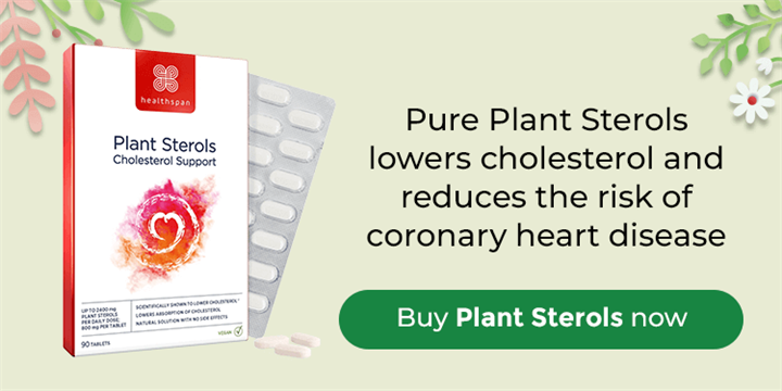 Pure Plant Sterols lowers cholesterol and reduces the risk of coronary heart disease - Buy Plant Sterols now