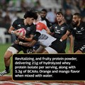 Elite All Blacks Clear Whey Protein Isolate − Orange and Mango 