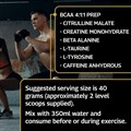 Elite All Blacks Pre−Workout Fuel + Caffeine 