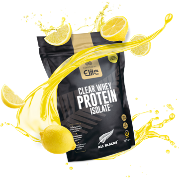 Elite All Blacks Clear Whey Protein Isolate – Zesty Lemon