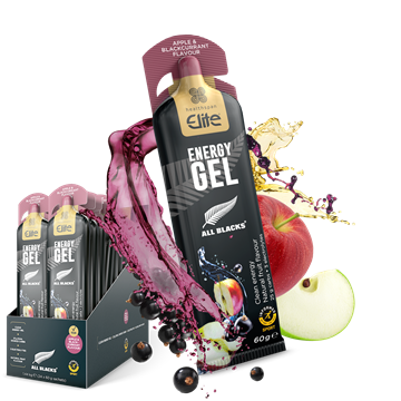 Elite All Blacks Energy Gel − Apple and Blackcurrant