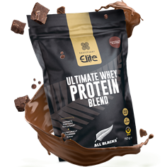 Elite All Blacks Ultimate Whey Protein Blend − Chocolate