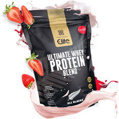 Elite All Blacks Ultimate Whey Protein Blend - Strawberry