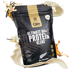 Elite All Blacks Ultimate Whey Protein Blend − Vanilla