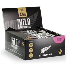 Elite All Blacks Plant-Based HiLo Protein Bar - Black Forest Gateau